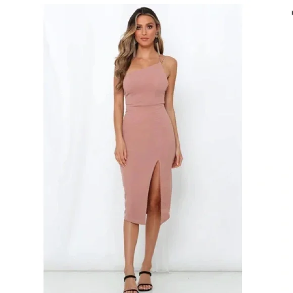 pink summer dress for women Petal and Pup Women's Ciao Ruffles Maxi Satin Dress